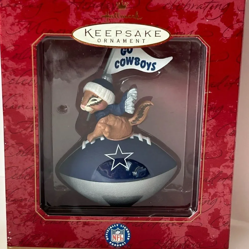 Hallmark Keepsake Ornament NFL Collection Handcrafted 1999 Dallas Cowboys New
